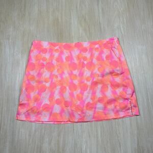 Lady Hagen Neon Pink Orange Polka Dot Skort Golf Tennis Activewear Women’s 16